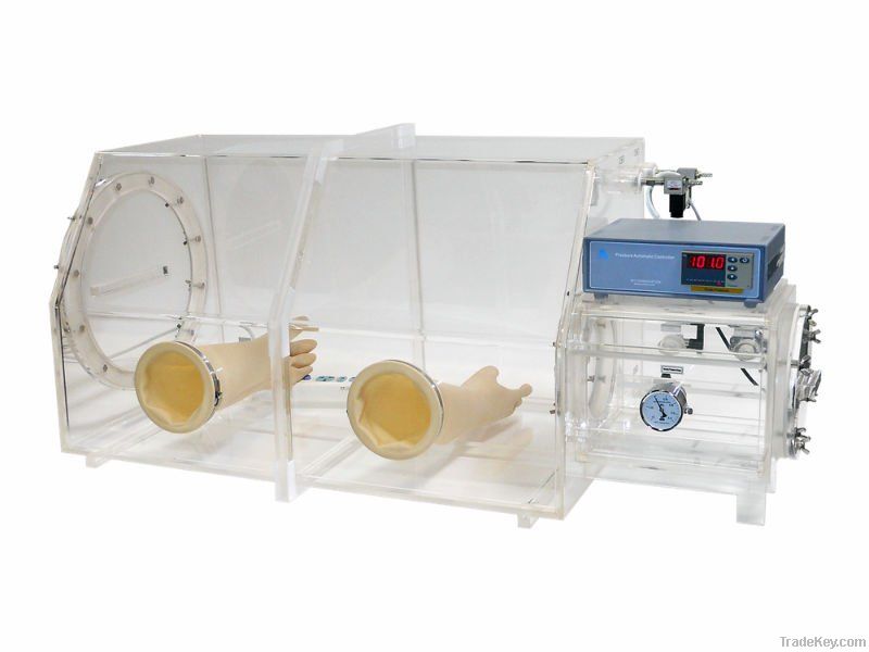 Acrylic Clear View Glove Box for preparation of air-sensitive samples