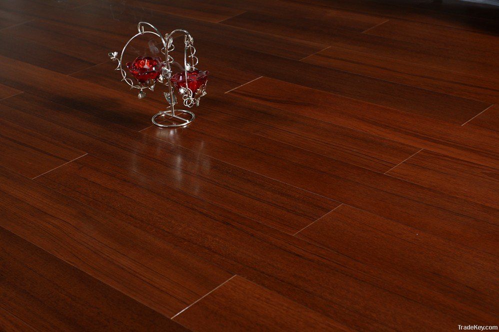 Teak Flat UV lacquered Engineered Wood Flooring