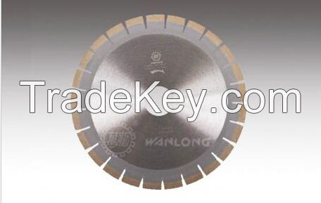 Blade for cutting stone edge and small size block