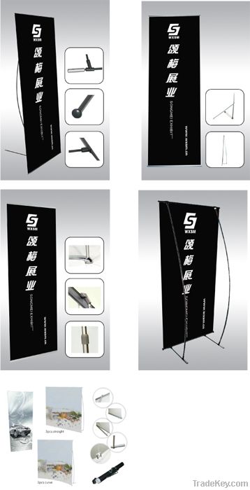 L banner stand