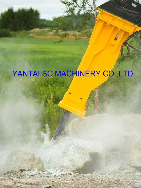 Hydraulic breaker with CE certificate