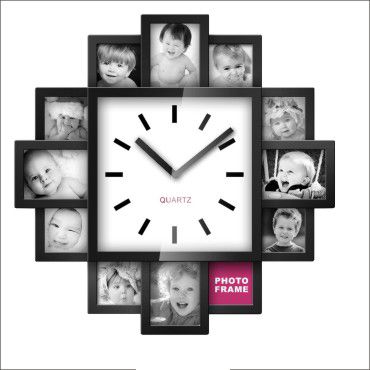 photoframe wall clock