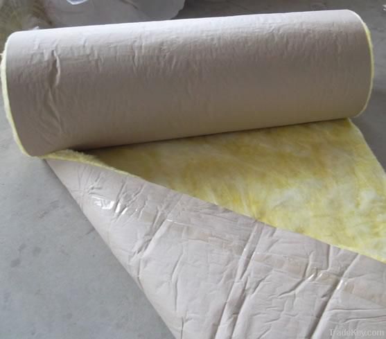 polypropylene clad glass wool