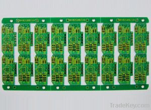 Green oil board double-sided gold PCB printed circuit board