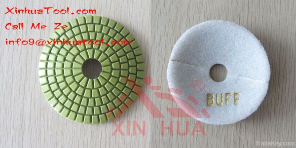 abrasive pad, polishing pad, diamond flexible polishing pad