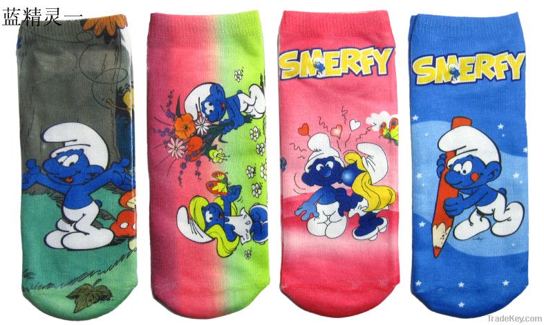 Lovely Baby Socks Cartoon Design