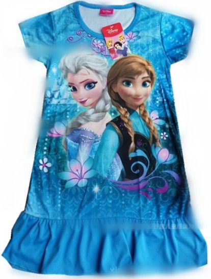 Cartoon Nightgown Dresses Of Girls