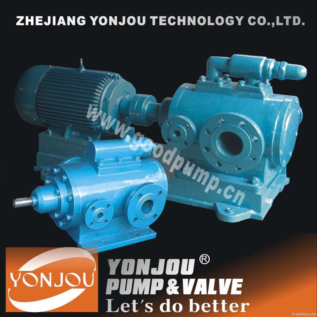 Asphalt three screw pump