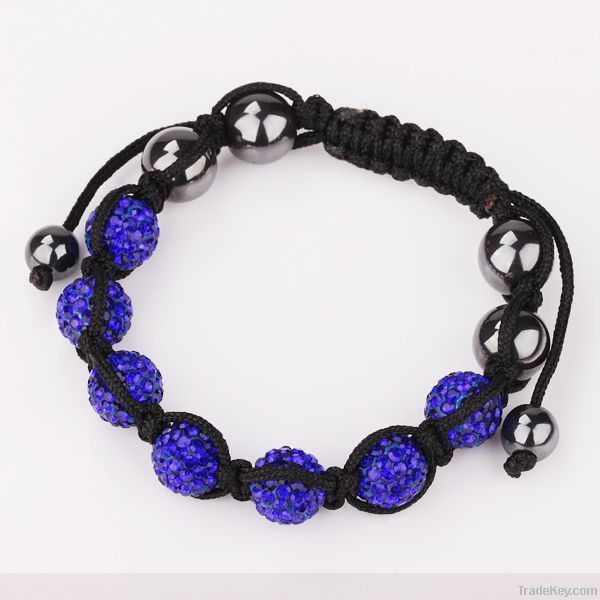 7PCS Crystal Bracelet de shamballa, cheap wholesale shamballa bracelet