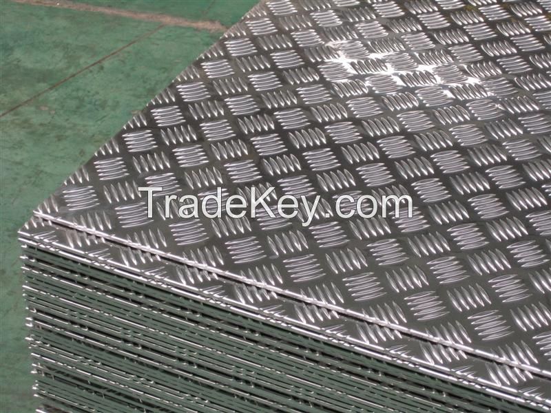 5 bars checkered aluminum sheet