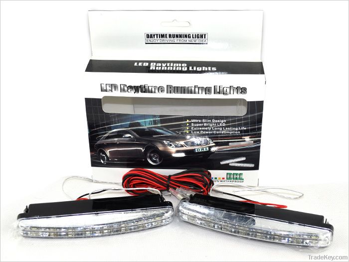 LED Daytime Running Light Super Bright DRLs 8 LED*0.2W/pc