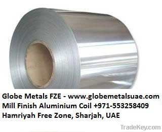 Dubai UAE Abu Dhabi Aluminum Mill Finish / Painted Coils