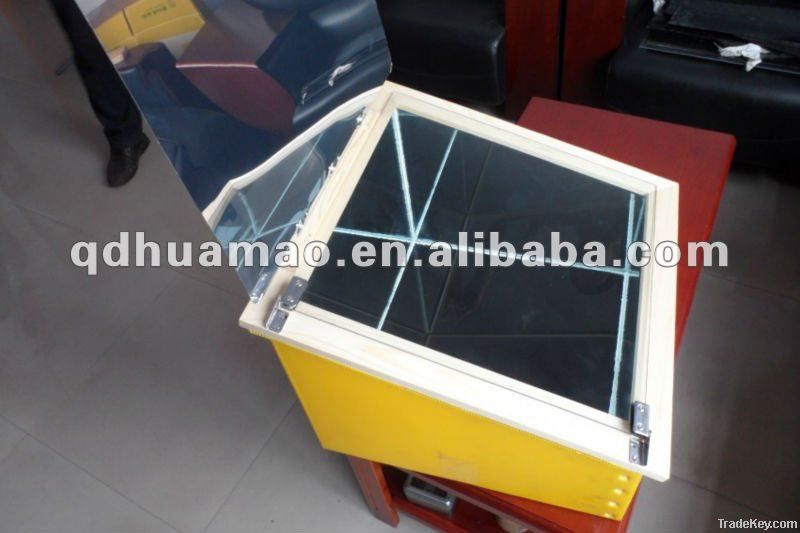New folding portable solar oven