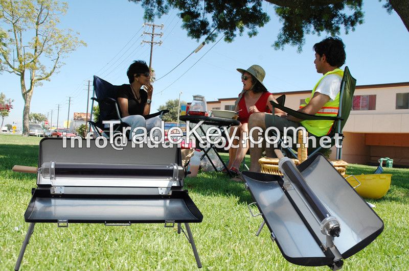 outdoor camping kitchen solar bbq grill