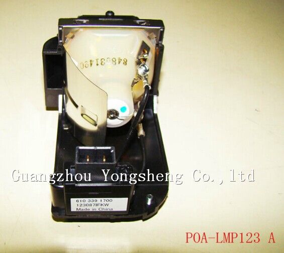 Original Projector Lamp POA-LMP123  Projector PLC-XW60/W