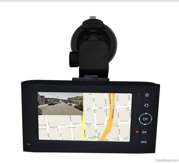 Sell Touch Screen Combo car DVR + GPS with  HD 720P car black box