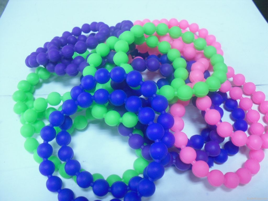 mixed color silicone luminous  bracelet /hand ring