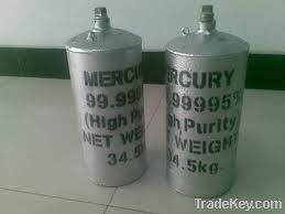 Liquid Silver Mercury 99.999%