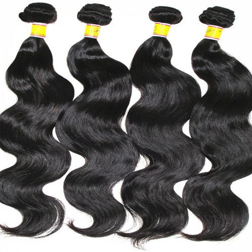 Hot sale virgin Brazilian hair body wave natural black unprocessed human hair.FOB price:US$19-99.