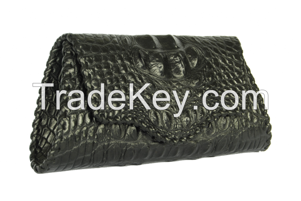 Nile Crocodile Hoenback Clutch Bag