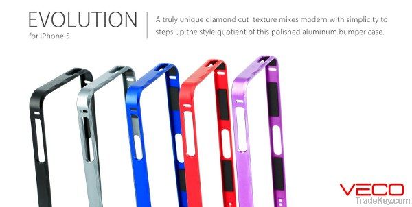 HOT PICK for iPhone 5 case - VECO Aluminum Bumper Case (EVOLUTION Series)