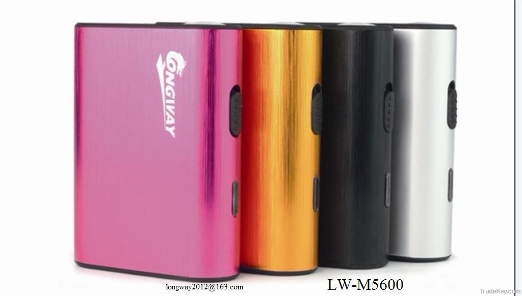 Best Seller-5600mah coloful power bank with LED flashlight