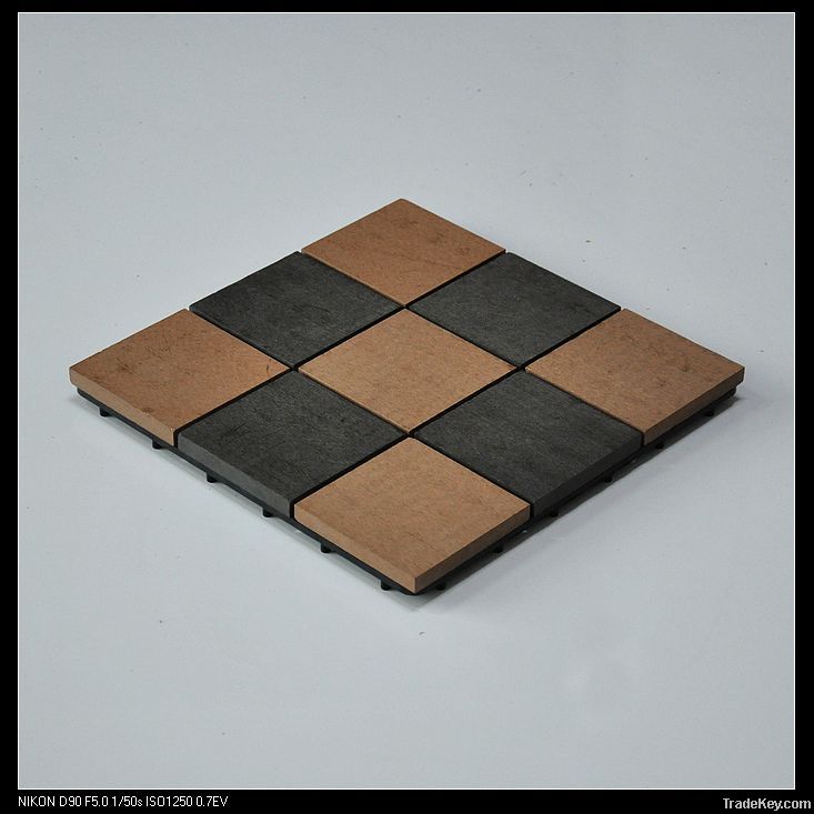 Hot products of WPC(wood plastic composite) diy tile