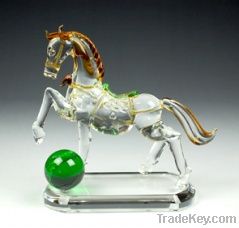 Crystal animal horse-Wholesale Crystal Animal, folk crafts