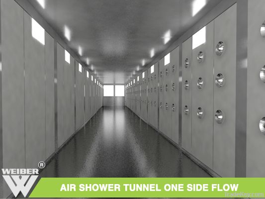 Air Shower Tunnel One Side Flow