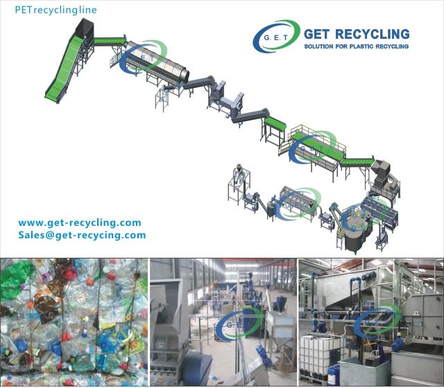 High quality PET recycling line