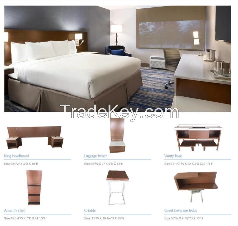 Custom 3 4 5 Star Modern Hotel Guest Room Furniture Set Hotel Apartment Bedroom Room Furniture Set Hotel furniture