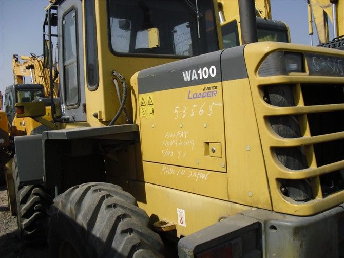 Used Komatsu WA100 Front Loader