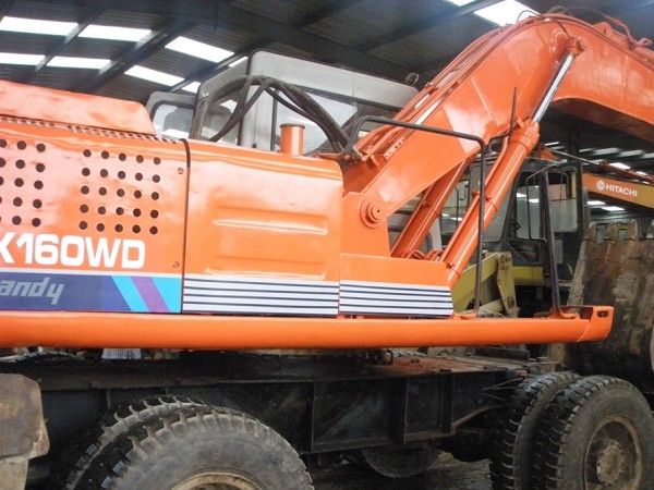 Used Hitachi EX160WD Wheel Excavator