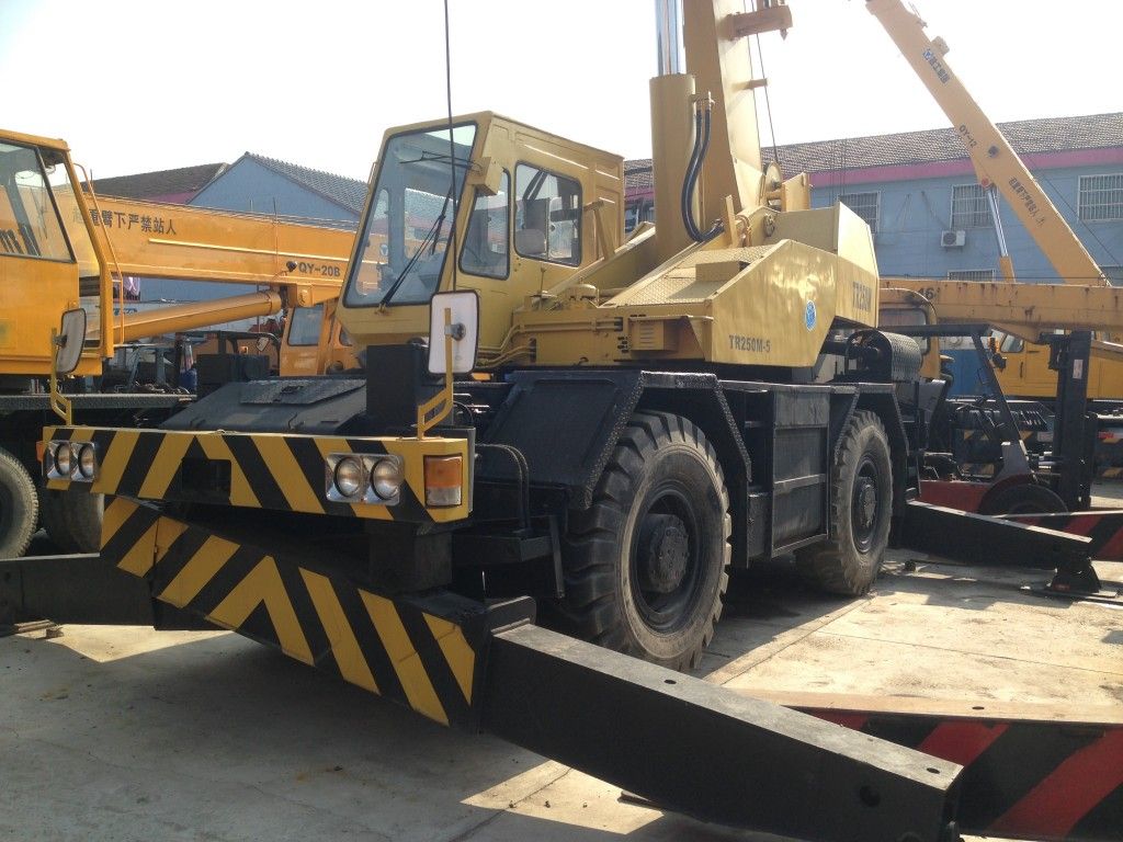 Used Tadano TR250E Rough Terrain Crane