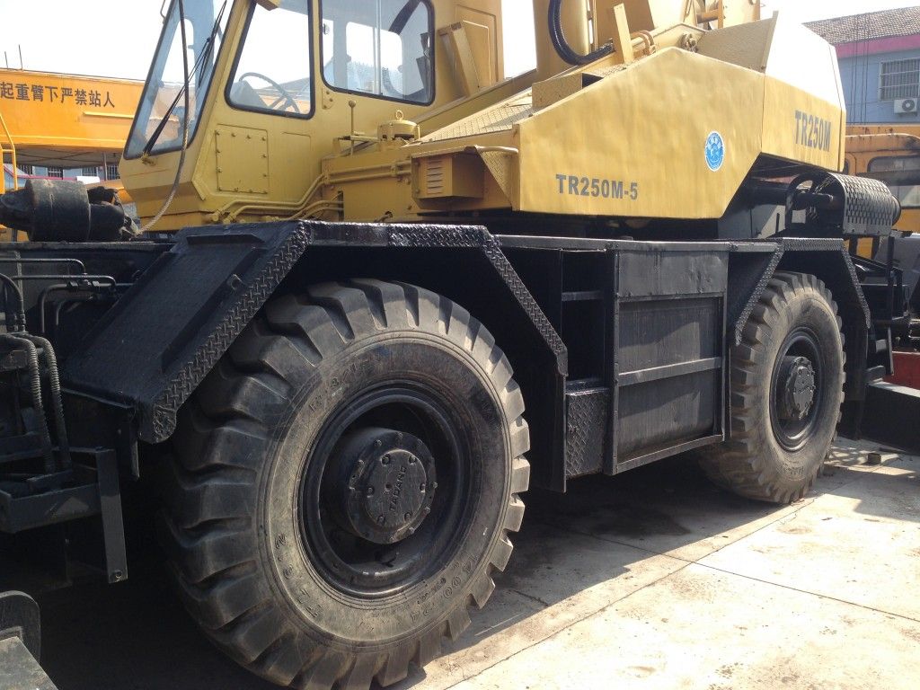 Used Tadano TR250E Rough Terrain Crane