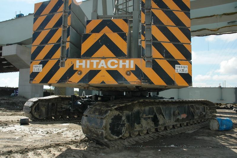 Used Hitachi KH850-2 Rough Terrain Crane
