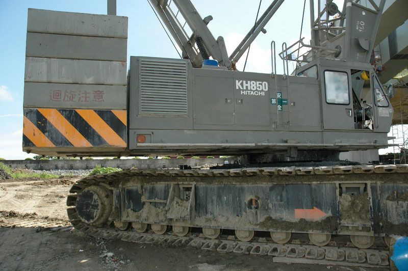 Used Hitachi KH850-2 Rough Terrain Crane