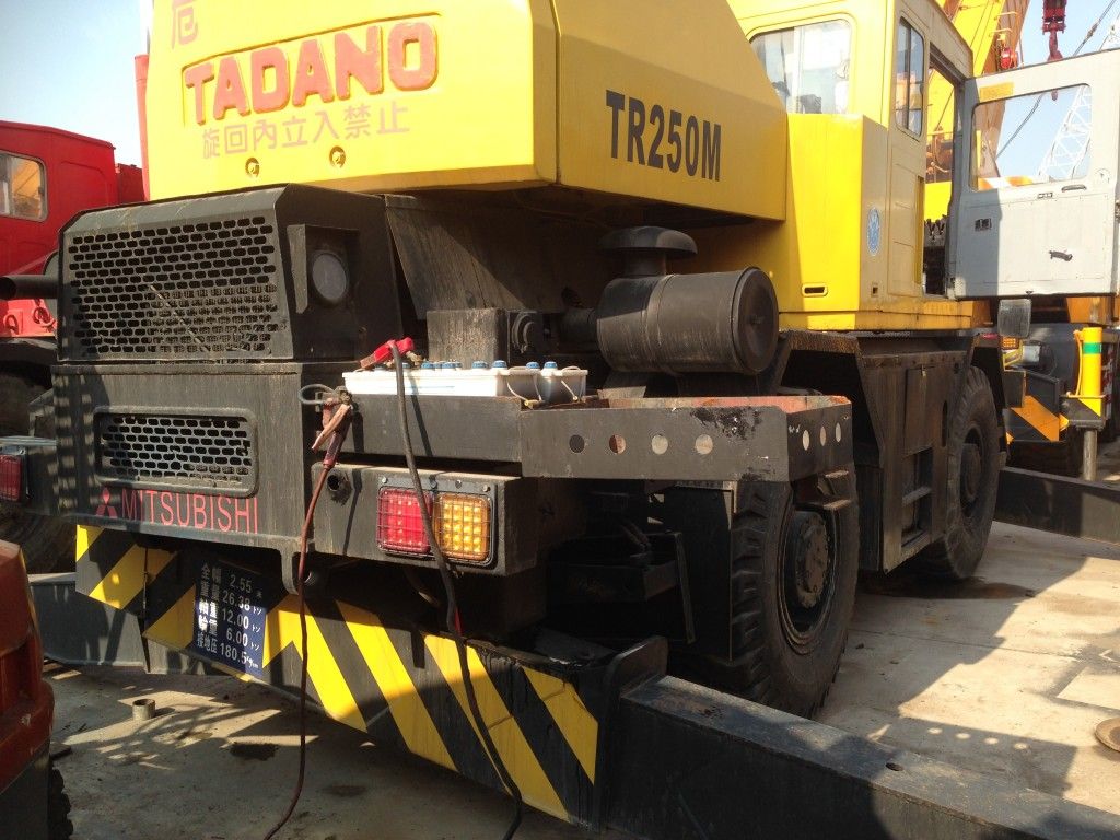 Used Tadano TR250E Rough Terrain Crane