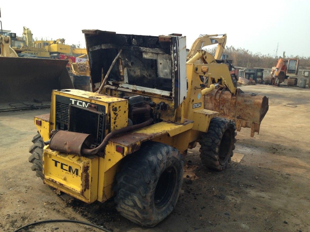 Used TCM 810 Wheel Loader,Used Mini Loader For Sale By Helei Machinery