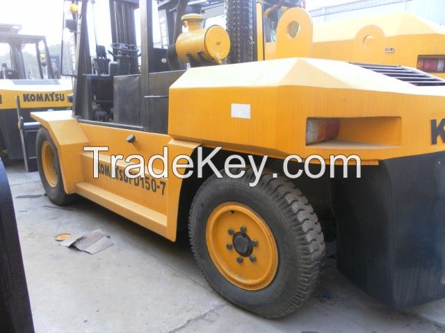 Used Japan Komatsu Forklift 15T