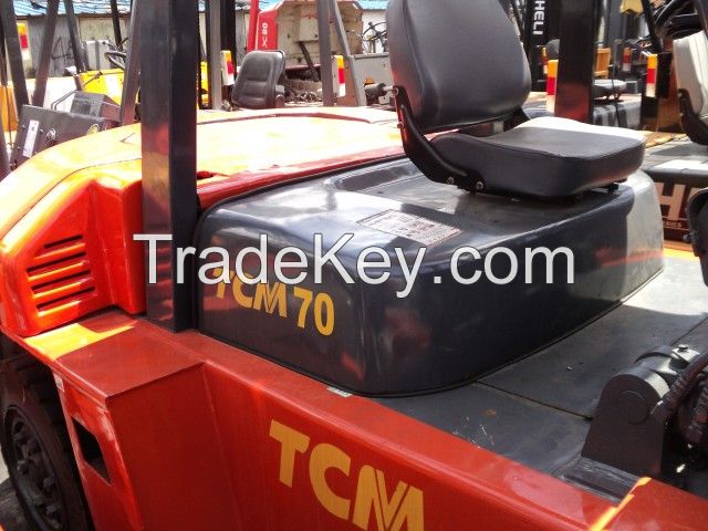 Used Japan TCM Forklift 7T