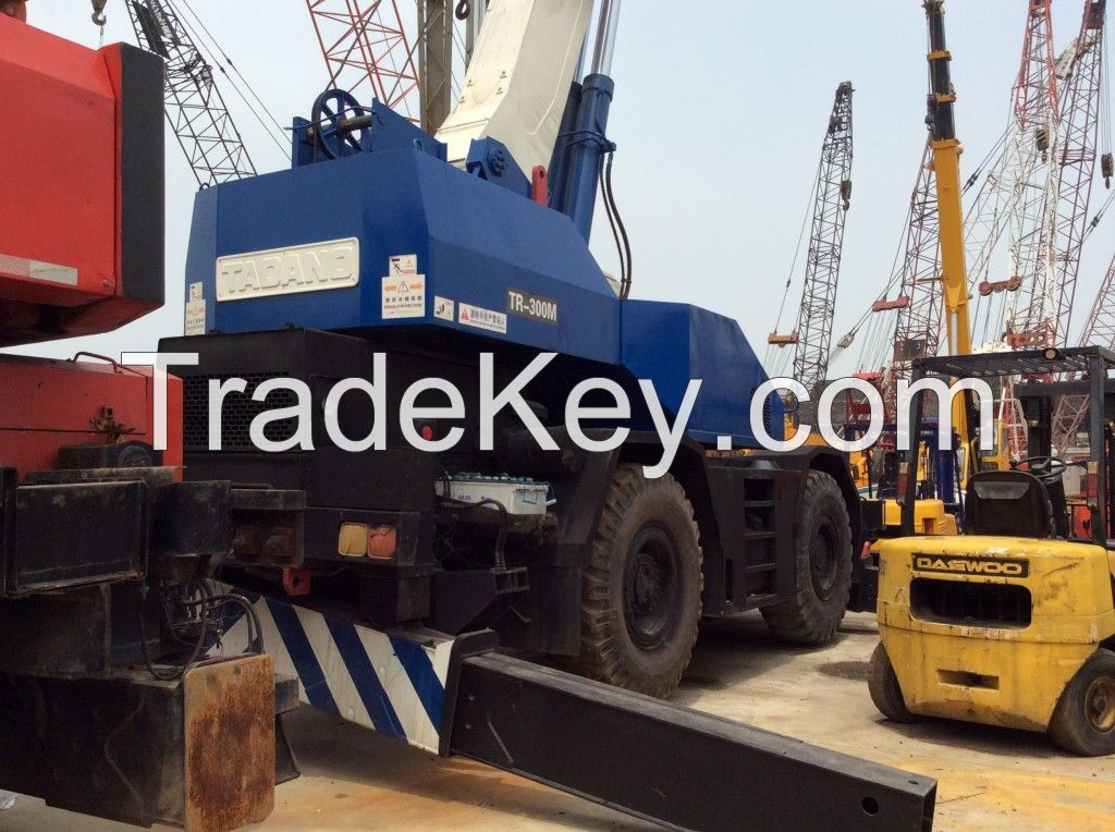 Sell Used Tadano Rough Terrain Crane TR300M