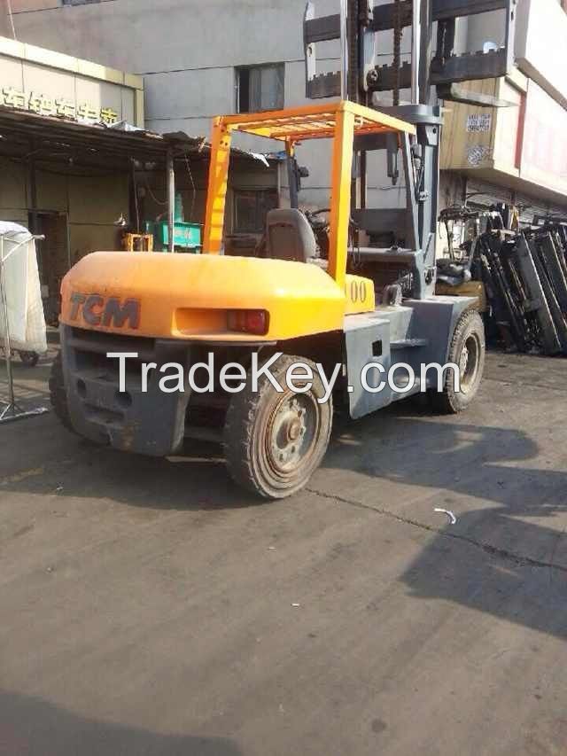 Used 10 Ton TCM FD100 Forklift Good Condition