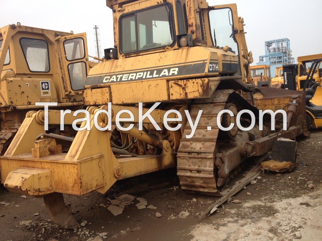 Used  Bulldozer D7H, CAT Crawler Bulldozer D7H