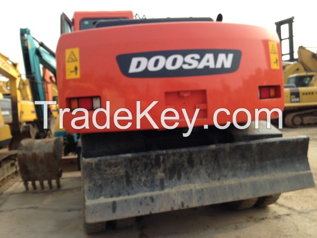 Used Excavator DH150W,Wheel Excavator DH150,Used Daewoo Excavator DH150W-7