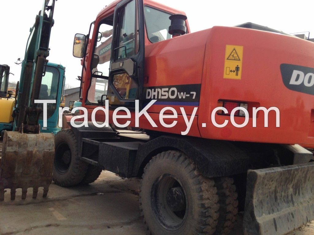 Used Doosan Wheel Excavator DH150W-7