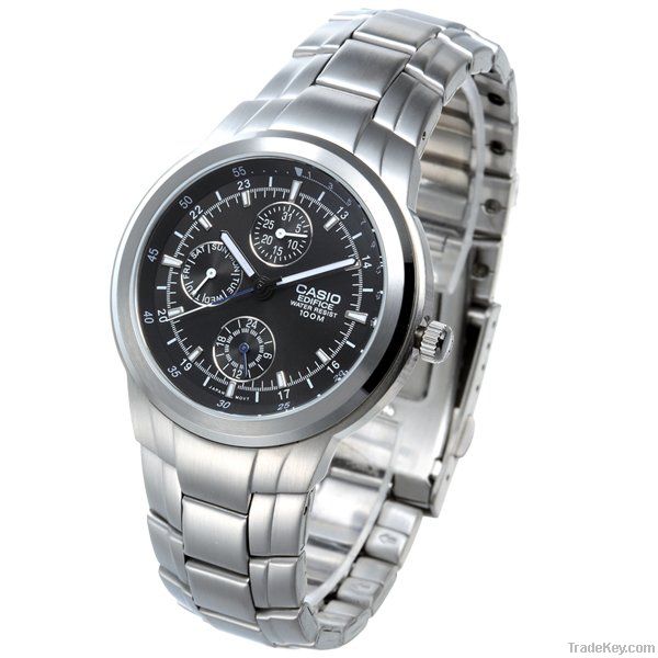 Stylish Watch EF-305D-1A in Stainless Steel Mu