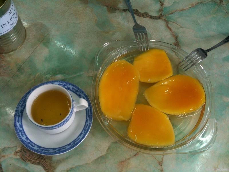 CANNED MANGO IN SLIGHT SYRUP