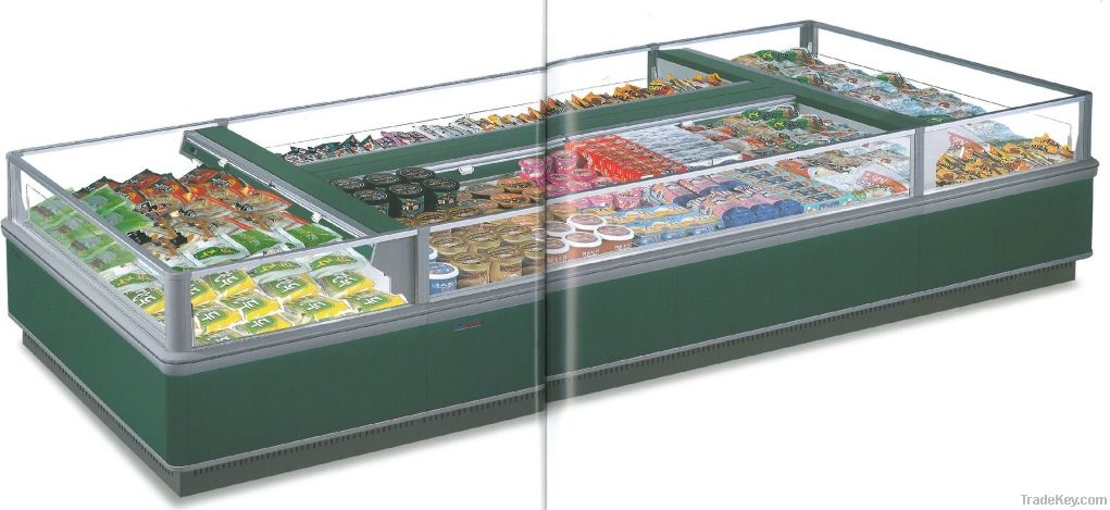 Open Island Freezer    Showcase / Refrigerating Equipment