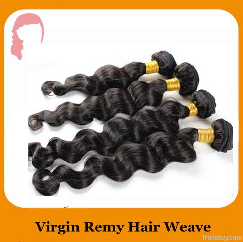 Wholesales!guangzhou hair 100% remy human Brazilian hair loose wave